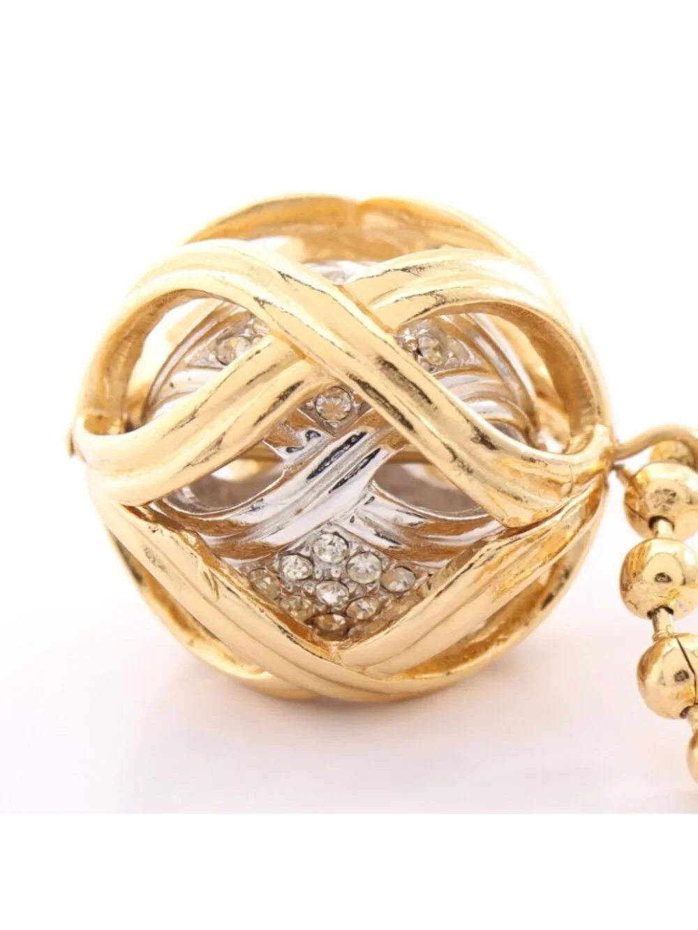 Dior Necklace Ball Gold